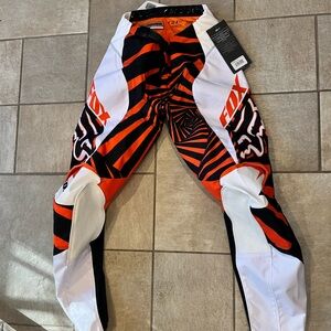 Fox Kids Bottoms in Orange, Black, and White